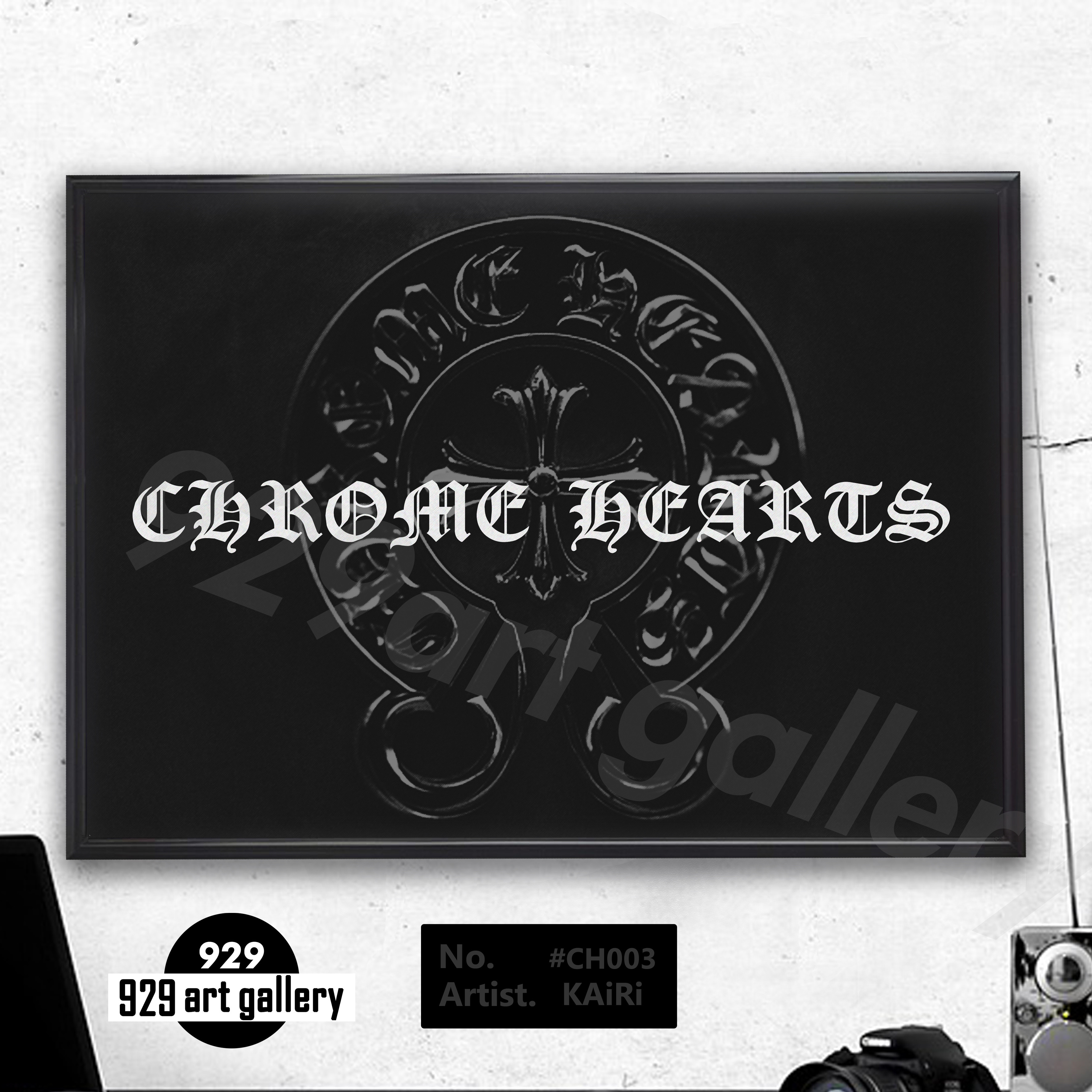 CHROME HEARTS type☆オマージュインテリアポスター＃CH29 CHROME HEARTS type☆オマージュアートインテリアポスター＃336