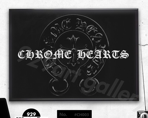 CHROMEHEARTS TYPE⭐︎オマージュアートインテリアポスター＃CH3
