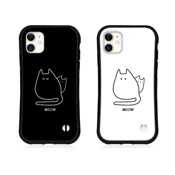 北欧 猫 名入れ スマホケース iPhone16 15 14 pro SE アイフォン カバー 送料無料 花柄 かわいい 10枚目の画像