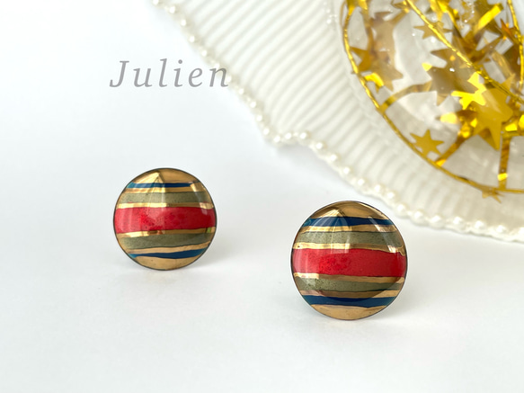 【破格・ハンドメイド】七宝焼オリジナルイヤリング＜13点＞ 破格・ハンドメイド】七宝焼オリジナルイヤリング＜13点＞ 七宝焼