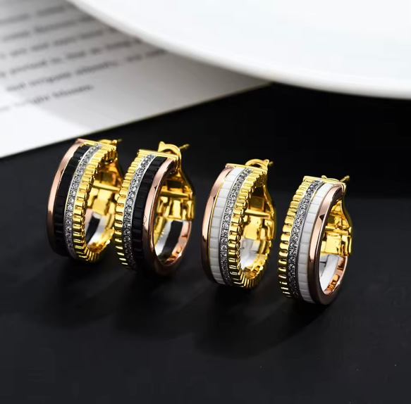 四連 キャトル リング フープ クリップ ピアス ピアス（フープ