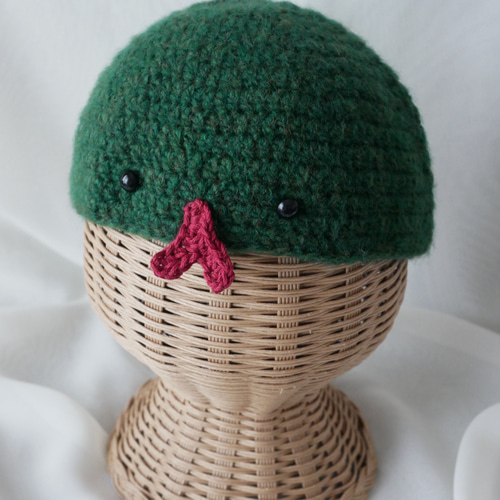 干支帽子 ヘビ帽子 ベビーキャップ ハンドメイド 帽子(ベビー・キッズ 
