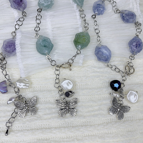 crystal bracelet 鉱石 ブレスレット 推し活 推しグッズ Y2K
