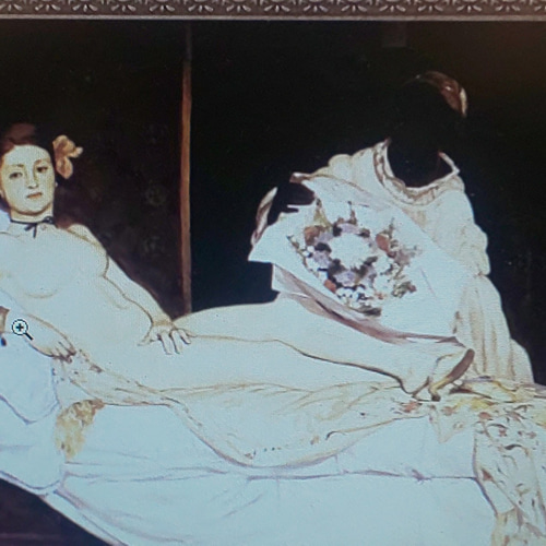 未来アート「横たわる裸婦」（クレイ絵画） 絵画 山川工房