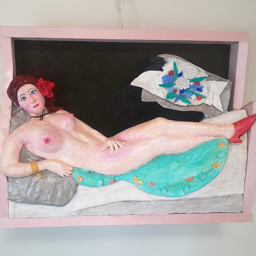 裸婦　絵画 横たわる裸婦 絵画 フェルメール 通販｜Creema(クリーマ) 18656916