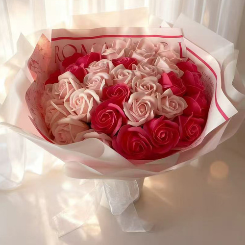 新作花束35本枯れないお花フラワーバラソープフラワーインテリア造花花