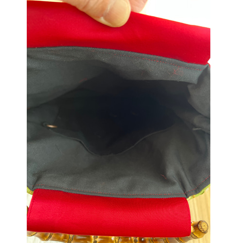 帯リメイク 鶴の豪華刺繍③ サブバッグ A4サイズ対応 一点もの