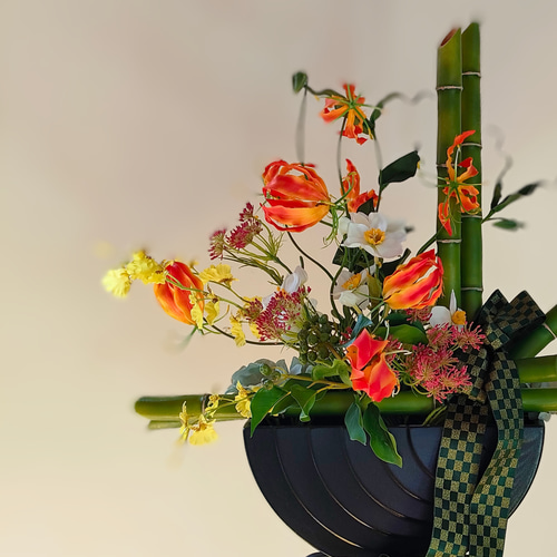 お正月アレンジ花 しめ縄・しめ飾り en 通販 18657087｜Creema(クリーマ)