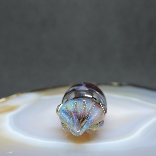 いか　ガラス細工 ガラスの造形・ちっこいイカ 8杯目 その他置物 硝子細工屋 通販