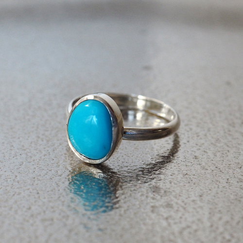 スリーピングビューティーターコイズSilverリング 指輪・リング