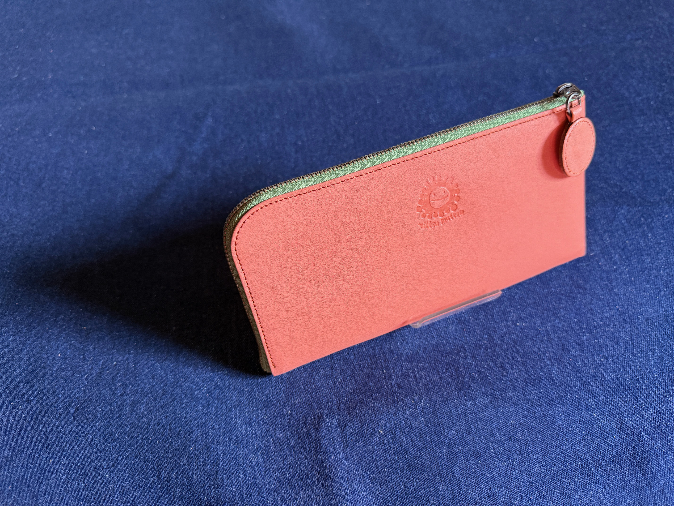 (再販)長財布 L字ファスナー スマートに持ち運べる人気の牛革タンニン鞣しの財布。 ミッツムッツ