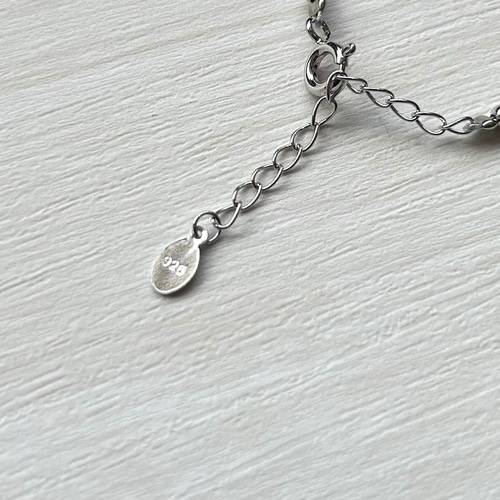 非加熱 スモーキーシトリン カレンシルバー ブレスレット 純銀 天然石