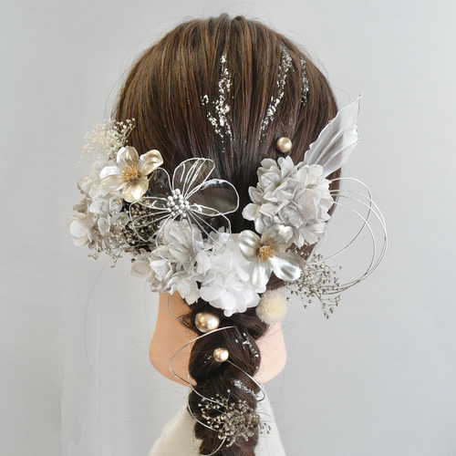 ナチュラルウェディングのヘアアクセサリー フォトウェディング ナチュラルウェディングのヘアアクセサリー フォトウェディング