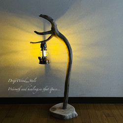 流木インテリア 芸術的な造形を描く無垢の流木スタンド ランタンやエアプラントを飾れる置物 北欧 照明 木材 N61 9枚目の画像