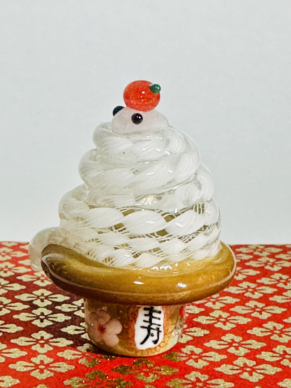 蛇の鏡餅　sold out 1枚目の画像