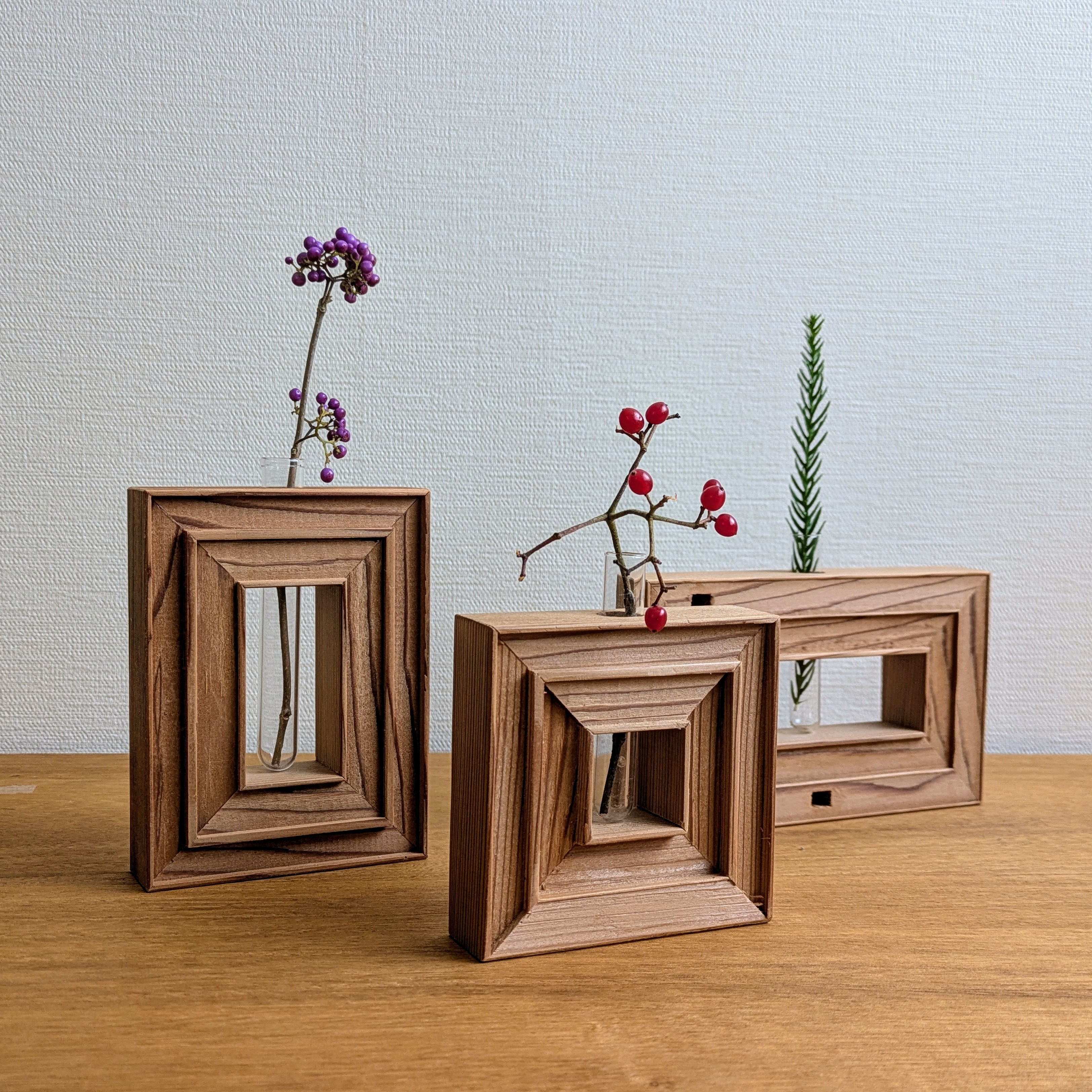 一輪挿し　i21  ３個セット　フラワー ベース フラワースタンド ドライフラワー プレゼント