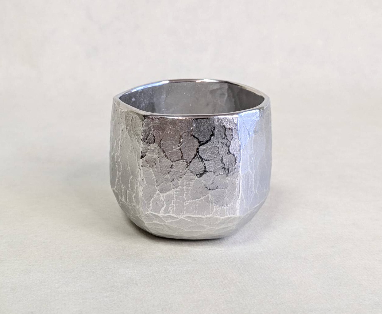 錫製お猪口　『刻：仁-穂セット　koku：ni -ho 』