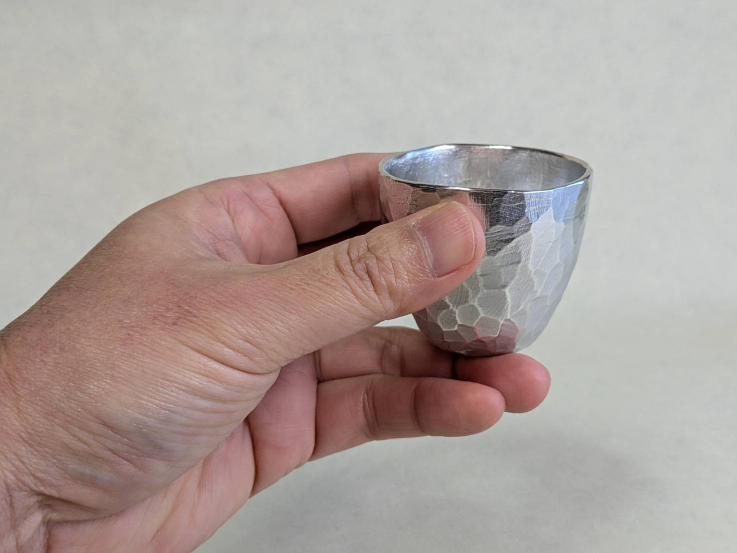 錫製お猪口　『刻：仁-穂セット　koku：ni -ho 』