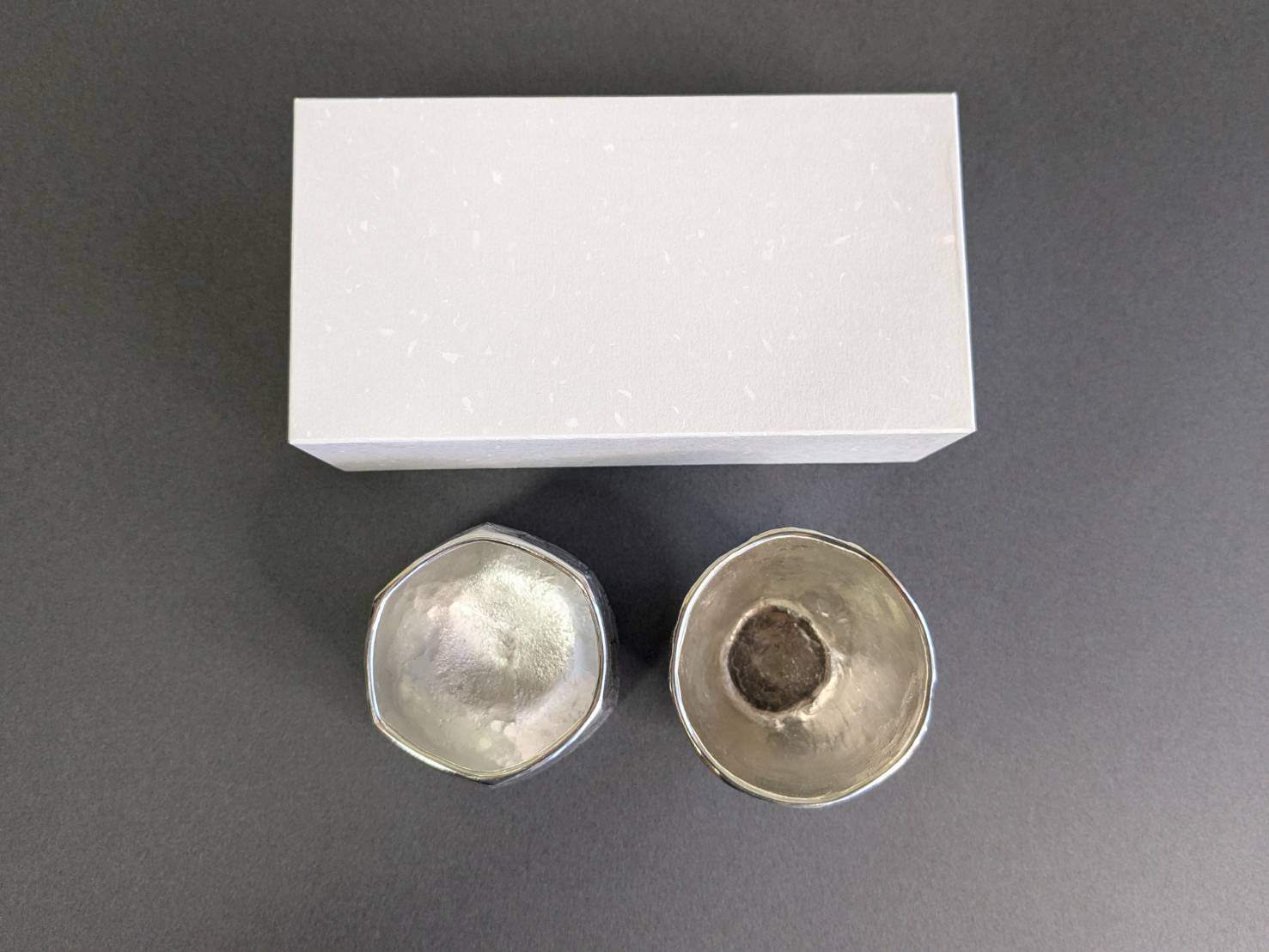 錫製お猪口　『刻：仁-穂セット　koku：ni -ho 』