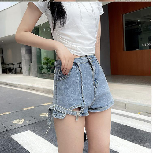 大きいサイズ レディース デニム ショートパンツ 新品 小さい