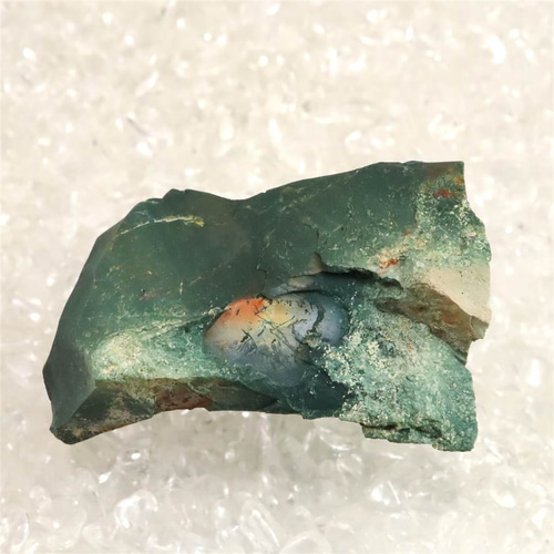 出雲碧玉 出雲石 原石 ディレクトリーカード付 25.3g #21671