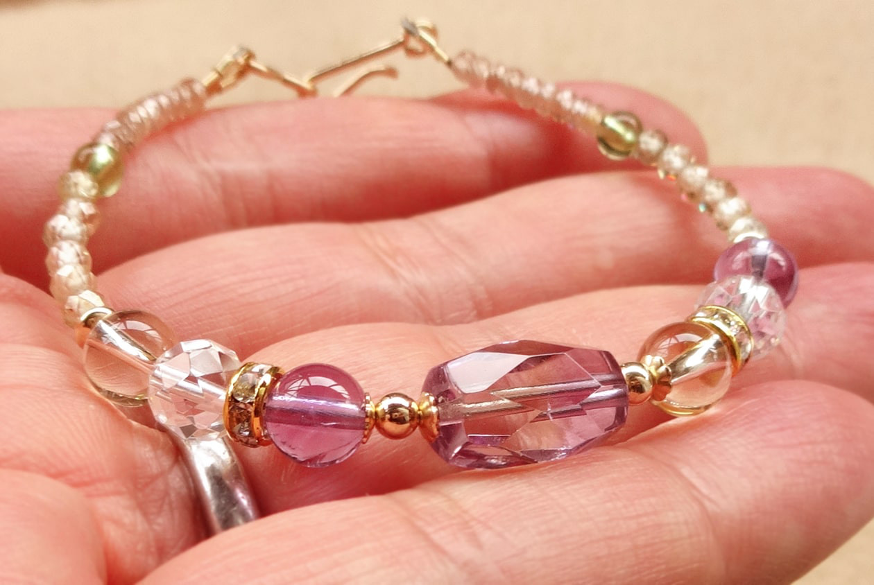 アメトリンをジュエリーのように♪｜アメトリンｘ宝石質ジルコンｘアメジストｘシトリンｘペリドットｘ水晶