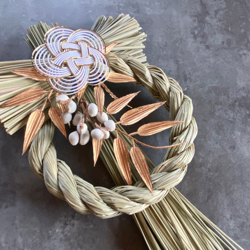 お正月飾り しめ縄玄関飾り 水引 縁起物 シンプル しめ縄・しめ飾り