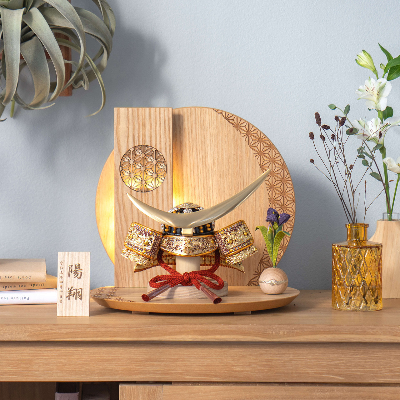 KOTO×悠雅コラボ兜（5CODA-0402）伊達政宗｜コンパクトな五月人形｜節句兜｜コンパクト｜おしゃれ｜インテリア