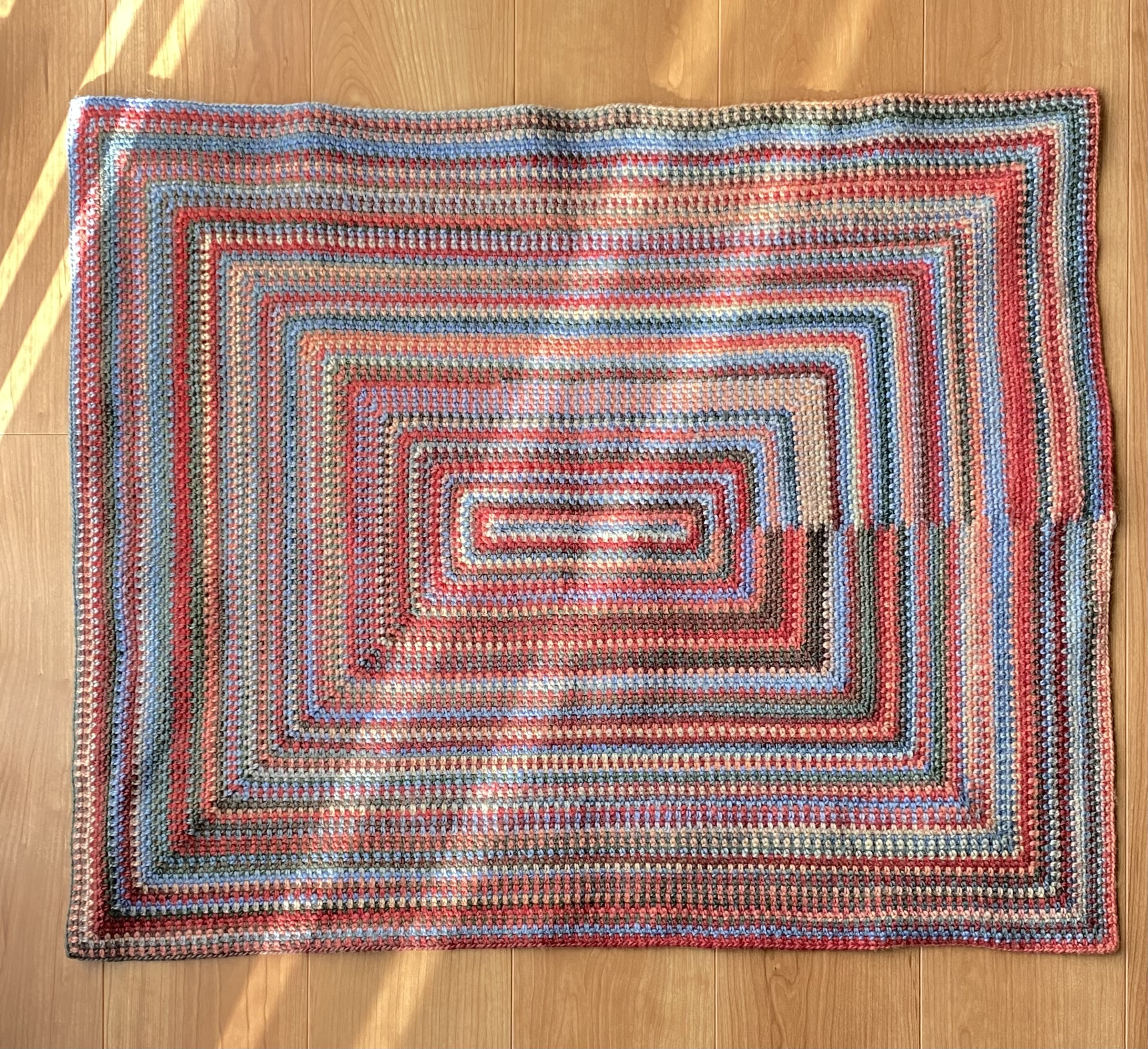 エキゾチックなブランケット　インテリアウールマット/膝掛け②〜大判タイプ