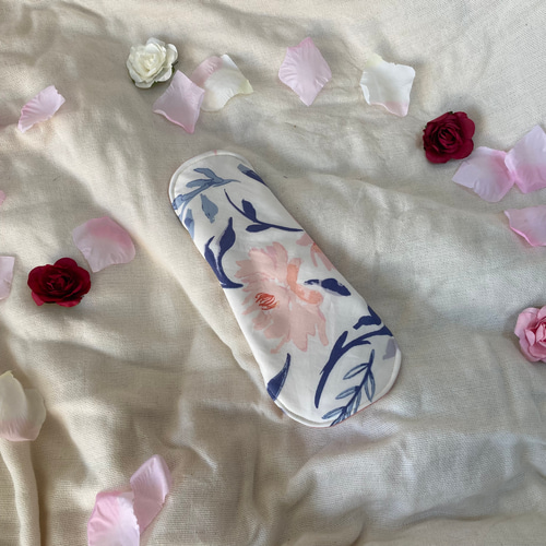 大人花柄☆布ナプキン ライナー オーガニック 4枚セット ピンク花柄