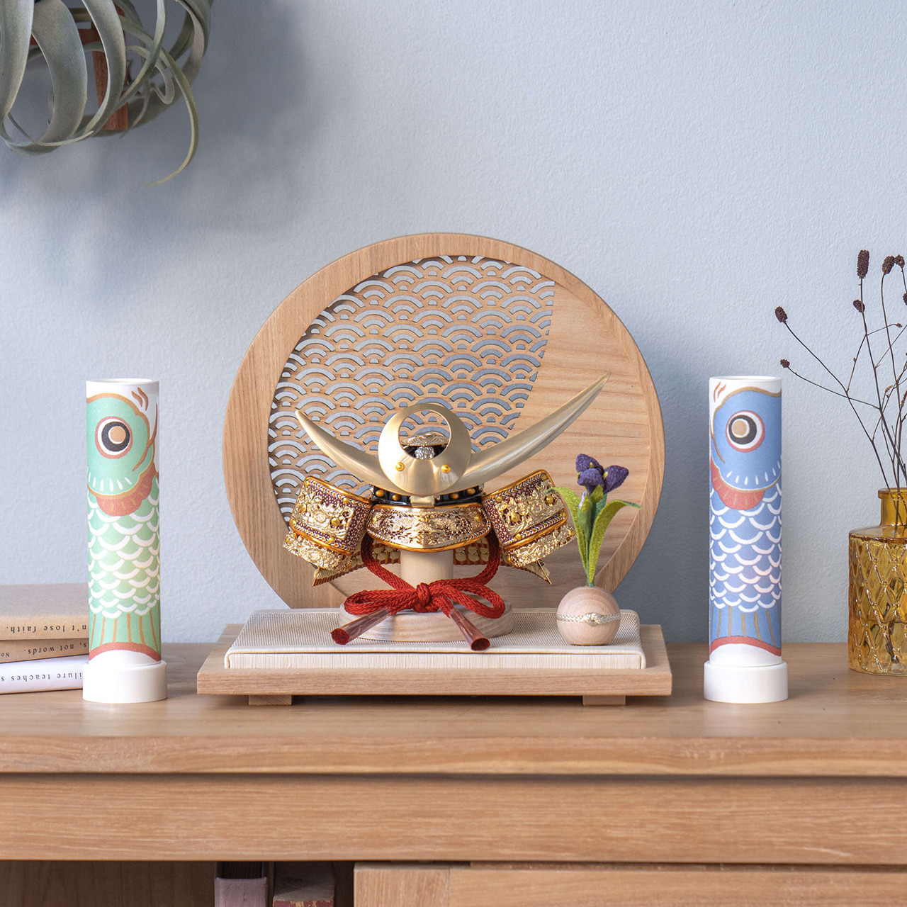 KOTO×悠雅コラボ兜（5COUE-0830）上杉謙信｜コンパクトな五月人形｜節句兜｜コンパクト｜おしゃれ｜インテリア