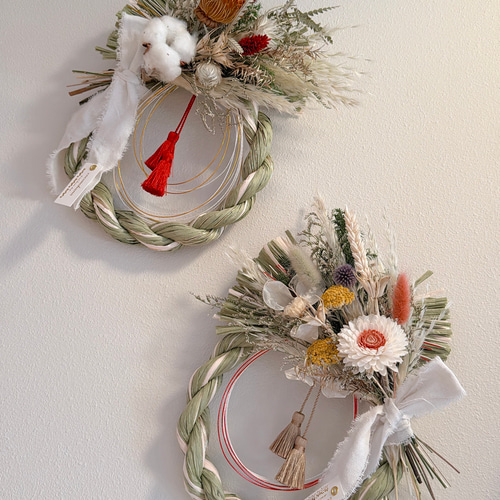 kagome しめ縄 しめ縄リース しめ飾り 正月飾り しめ縄アレンジ 楽天市場】【ご好評につき12月10日まで受注延長。12月中旬発送】Red