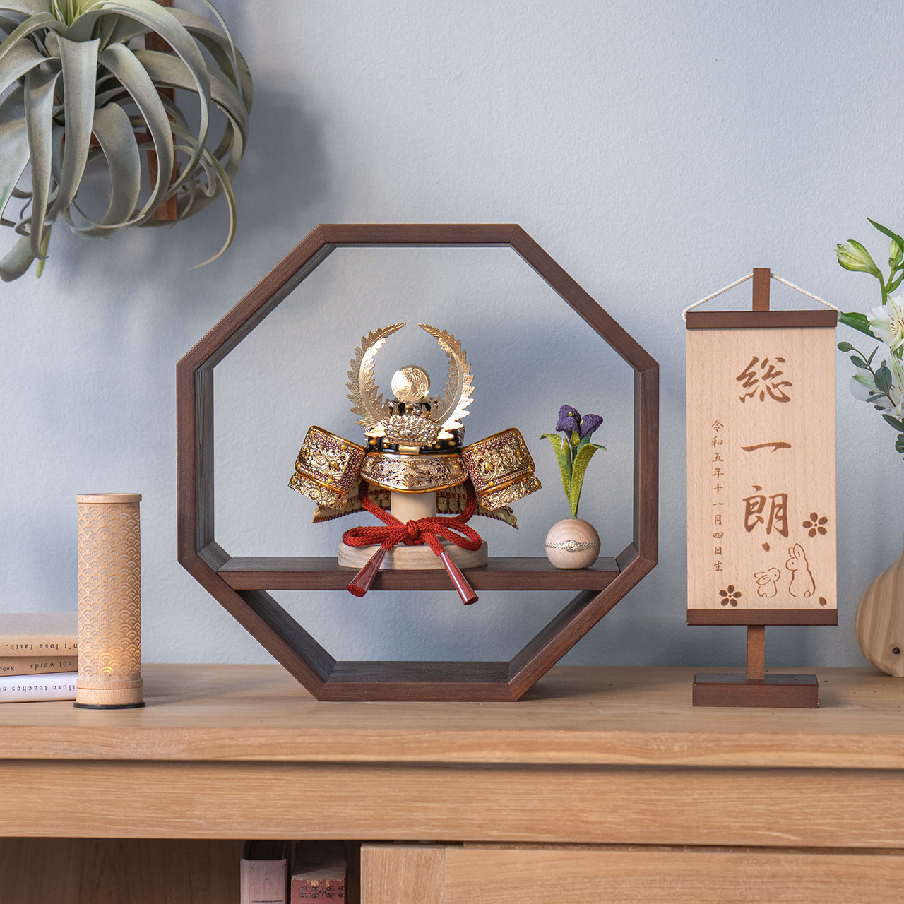 KOTO×悠雅コラボ兜（5COTO-0601）徳川家康｜コンパクトな五月人形｜節句兜｜コンパクト｜おしゃれ｜インテリア