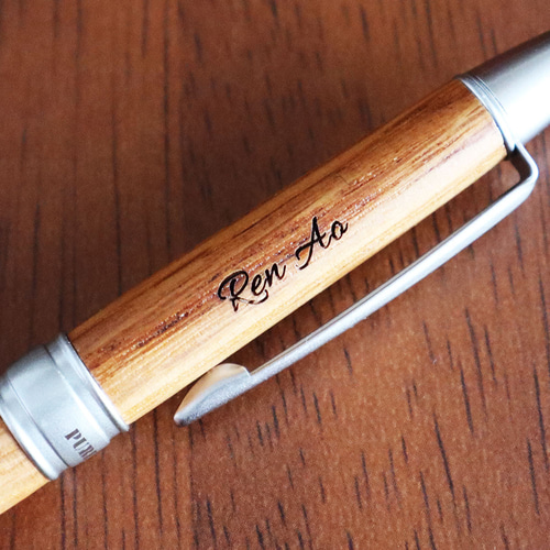 馬デザイン選べる ピュアモルトシャープペン&栃木レザーペンケース 名