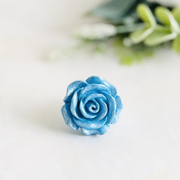 オリジナルローズリング・ターコイズブルー（RG18） 1枚目の画像