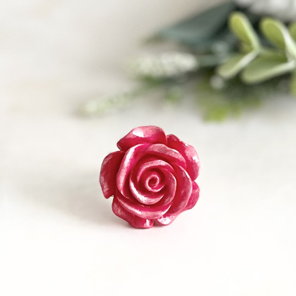 オリジナルローズリング・深紅（RG19） 1枚目の画像