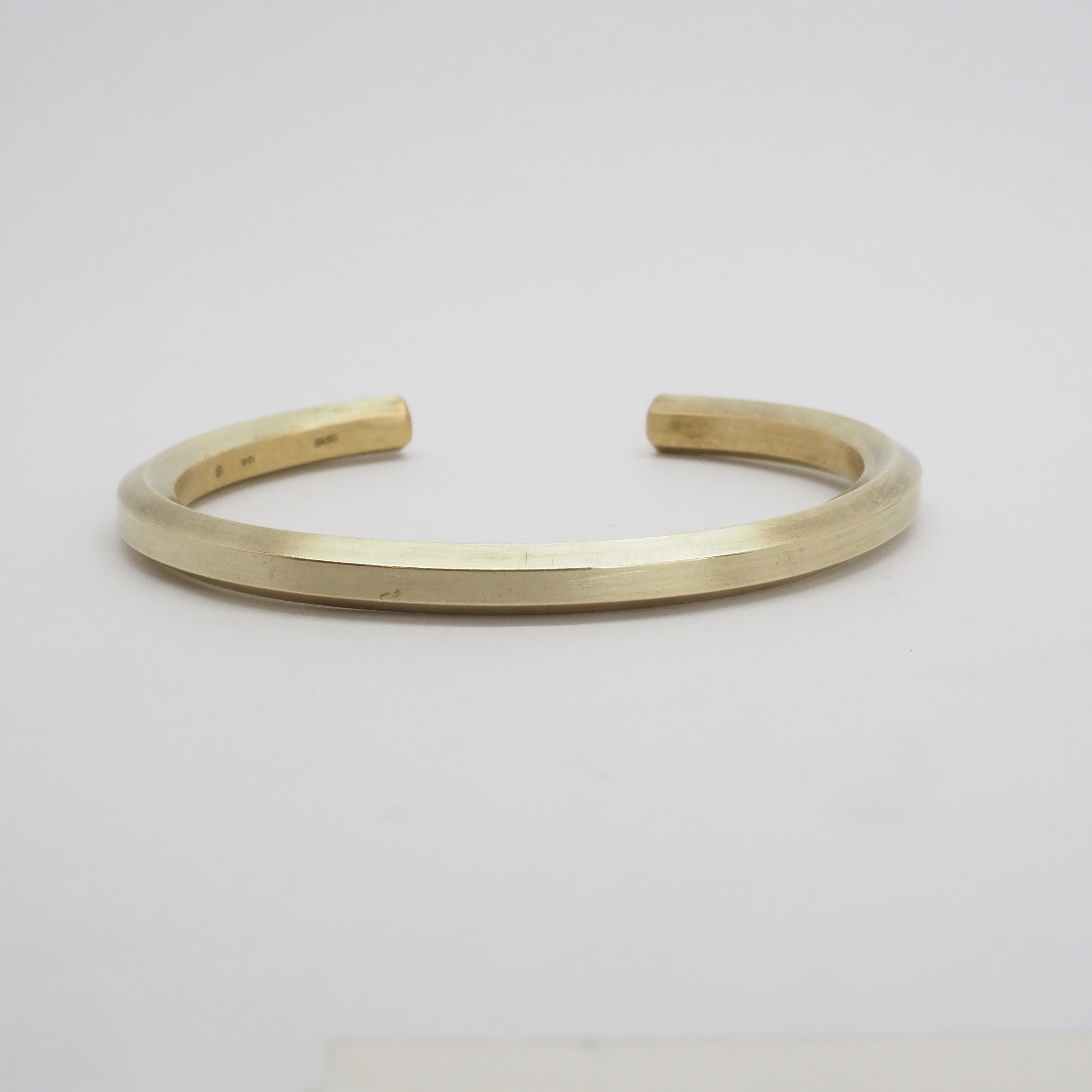 BRASS Hex bangle 六角形バングル　真鍮製