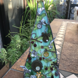 クリスマスツリー ステンドグラス その他インテリア雑貨 ミルフルール