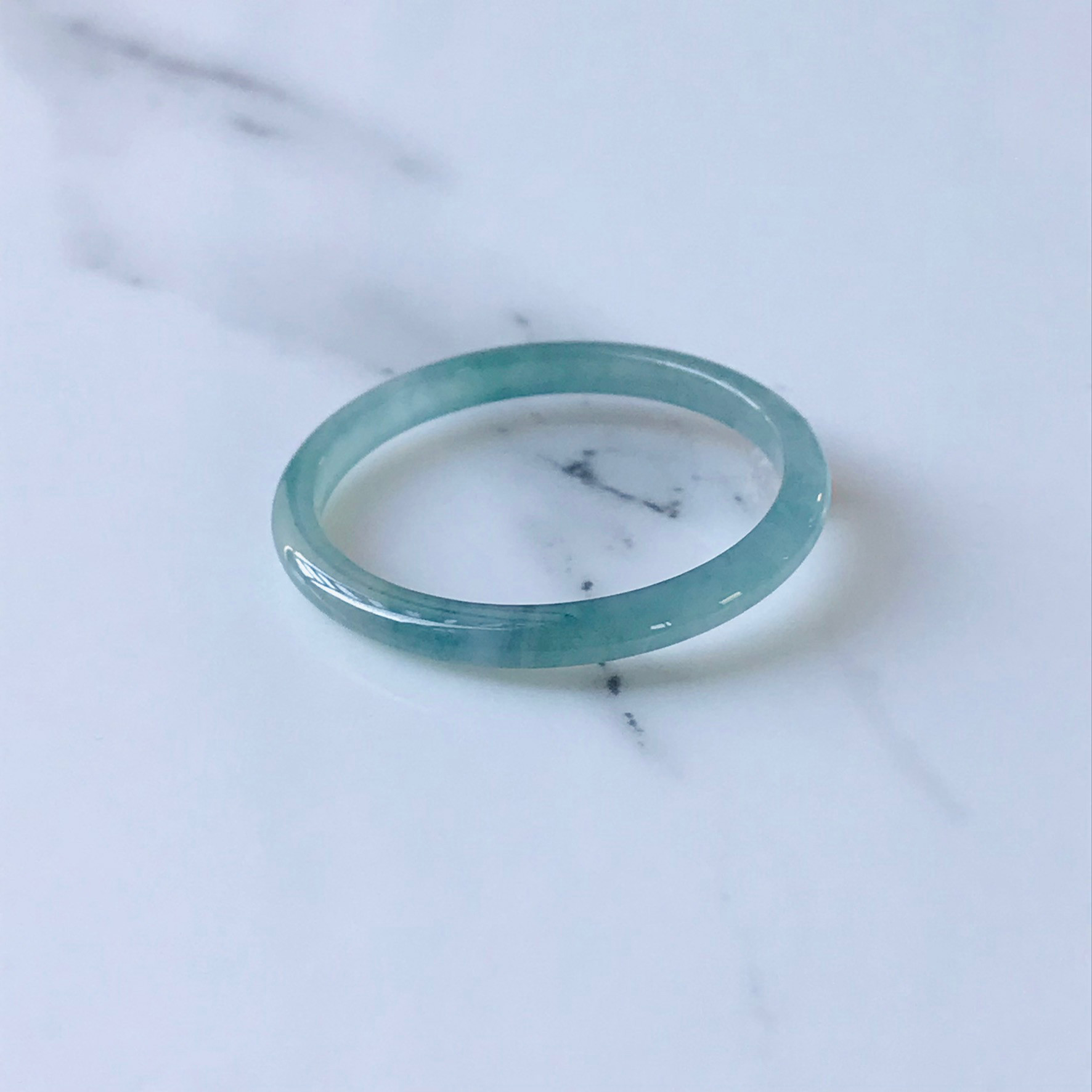 [R50-063］ ジェイド　JADE ヒスイ　本翡翠　くりぬき　リング　天然石　一点物　グアテマラ産　23号　指輪