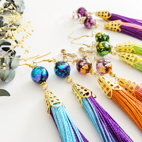 「BE SHINING!!」フィーの耳飾り 耳元に咲くパールブーケ 1784 90sVINTAGE EARRING 癒しの