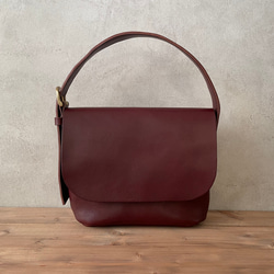イタリアンレザー バッグ] 本革 ショルダーバッグ(横型) [Coco'yard