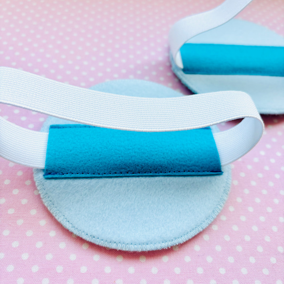 フェルトの名札★豆まき２月赤鬼さん★児童館や保育実習に★彡幼稚園バッジ　ワッペン名入れします　保育士　保育士名札 9枚目の画像