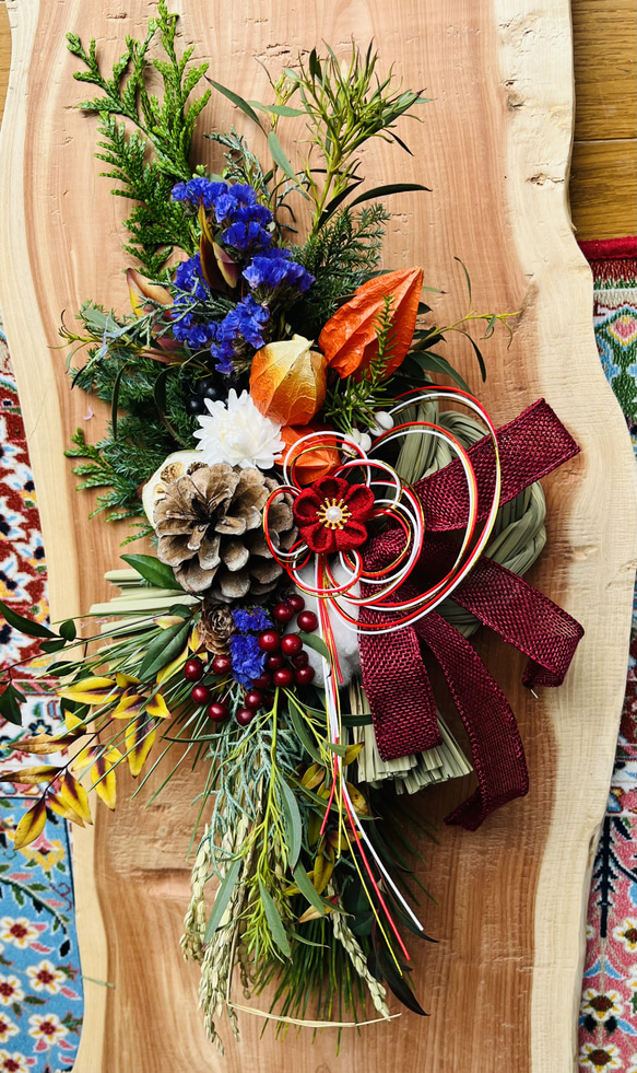 オーダーメイド】フレッシュ 正月飾り しめ縄・しめ飾り Couronne