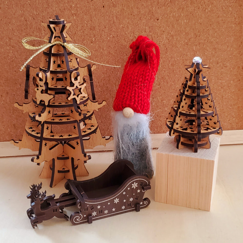 小さなクリスマスツリー その他インテリア雑貨 PieceCraft 通販