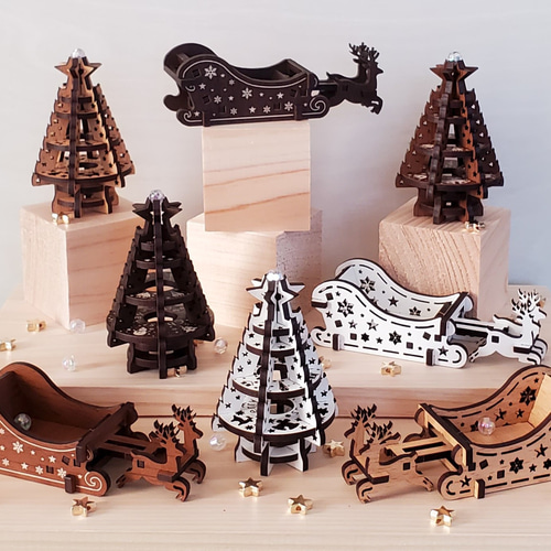 小さなクリスマスツリー その他インテリア雑貨 PieceCraft 通販