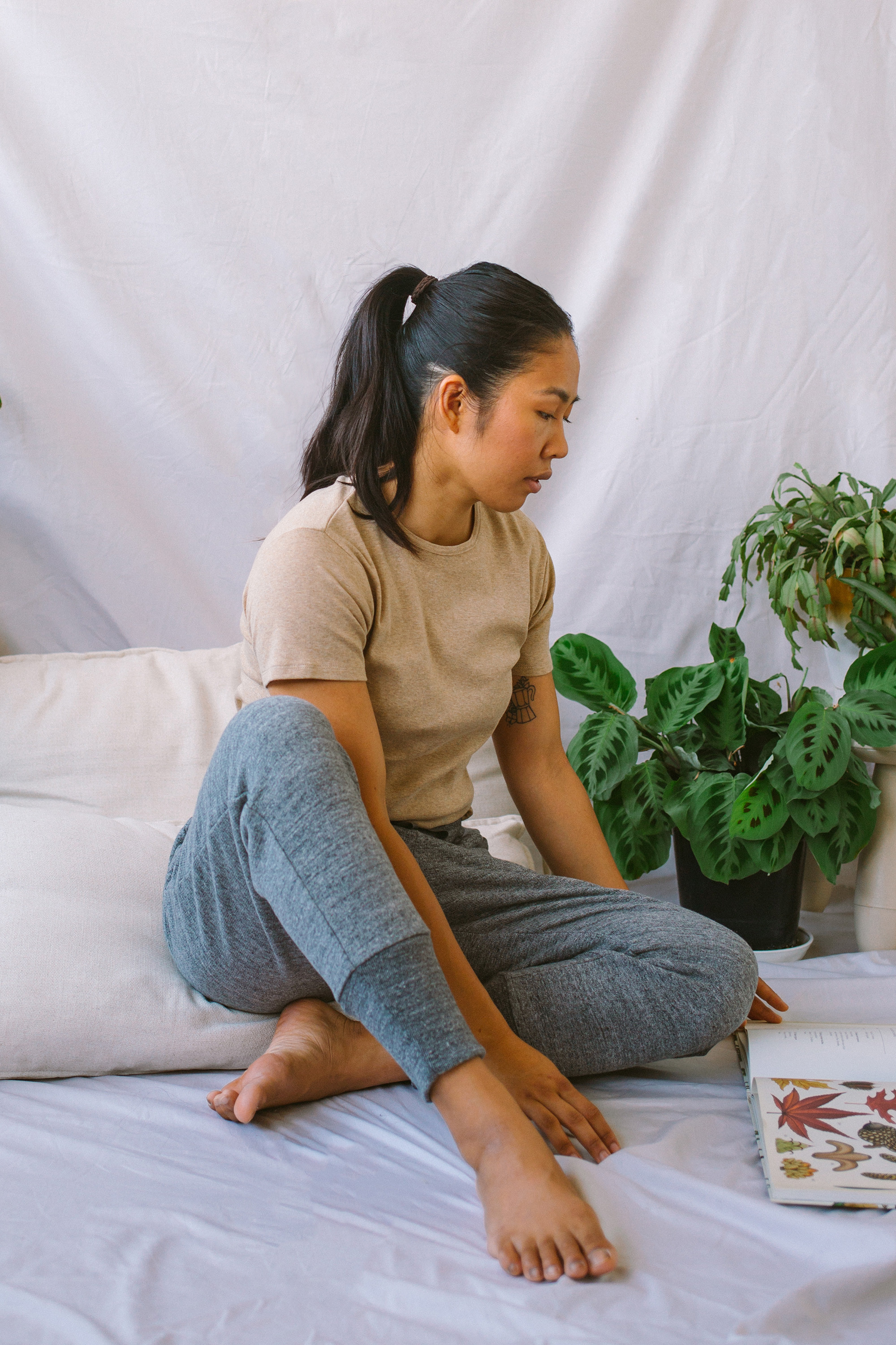 ＜ラスト１点＞スウェット素材のラウンジパンツ