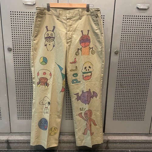 古着　ヴィンテージ　vintage パンツ　リメイク　リメイクパンツ　カラフル 古着 ヴィンテージ vintage パンツ リメイク リメイクパンツ