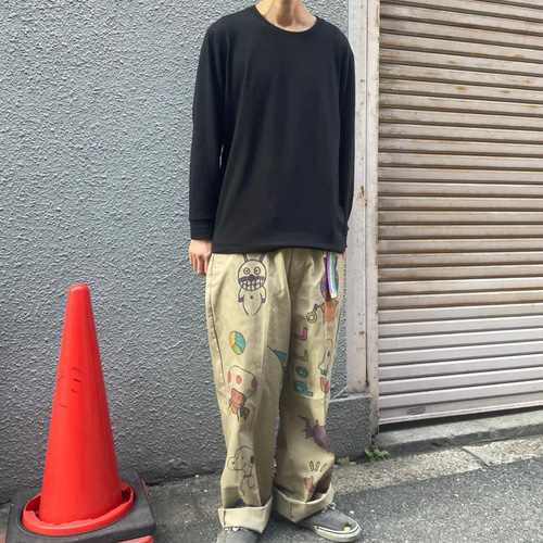 古着　ヴィンテージ　パンツ　Big Mac リメイク　リメイクパンツ　個性派 adaeb80a7705a27e67e9cc455807d4