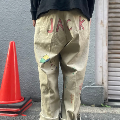 古着 ヴィンテージ vintage パンツ ワークパンツ リメイク
