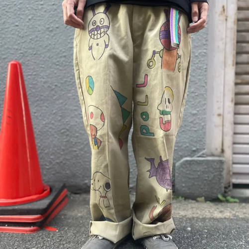 古着 ヴィンテージ vintage パンツ ワークパンツ リメイク